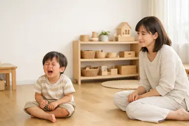 思い通りにならないと癇癪…年齢別の原因と声かけ5選｜モンテッソーリ流対処法
