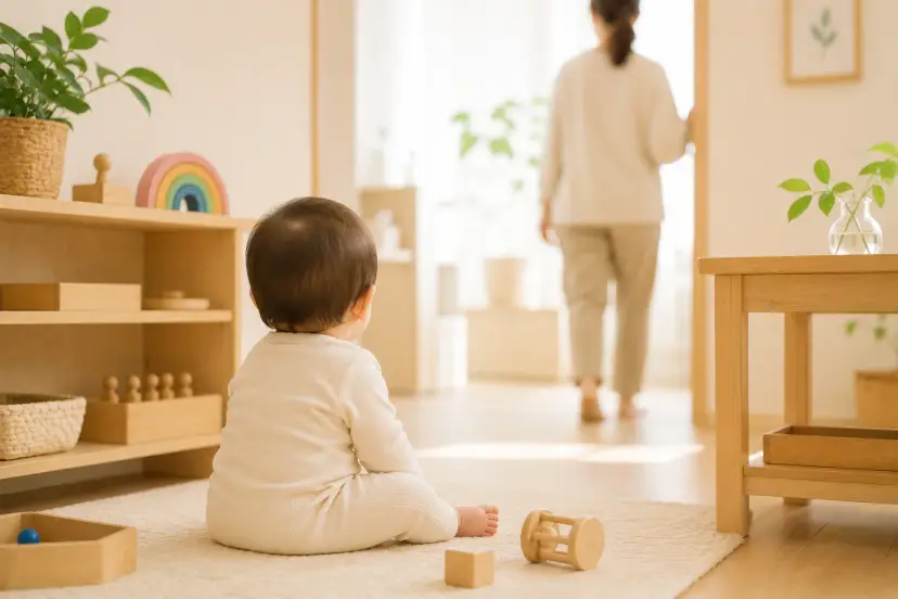 赤ちゃんが後追いしないのは大丈夫？原因と対処法をモンテッソーリ視点で解説