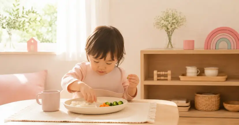 遊び食べはいつまで？原因・対処法とNG対応をモンテッソーリ視点で解説